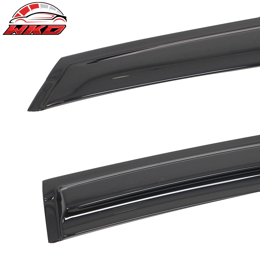 Fits 13-18 Ford Fusion Mugen Style Acrylic Window Visors Sun Rain Guard Vent 4PC