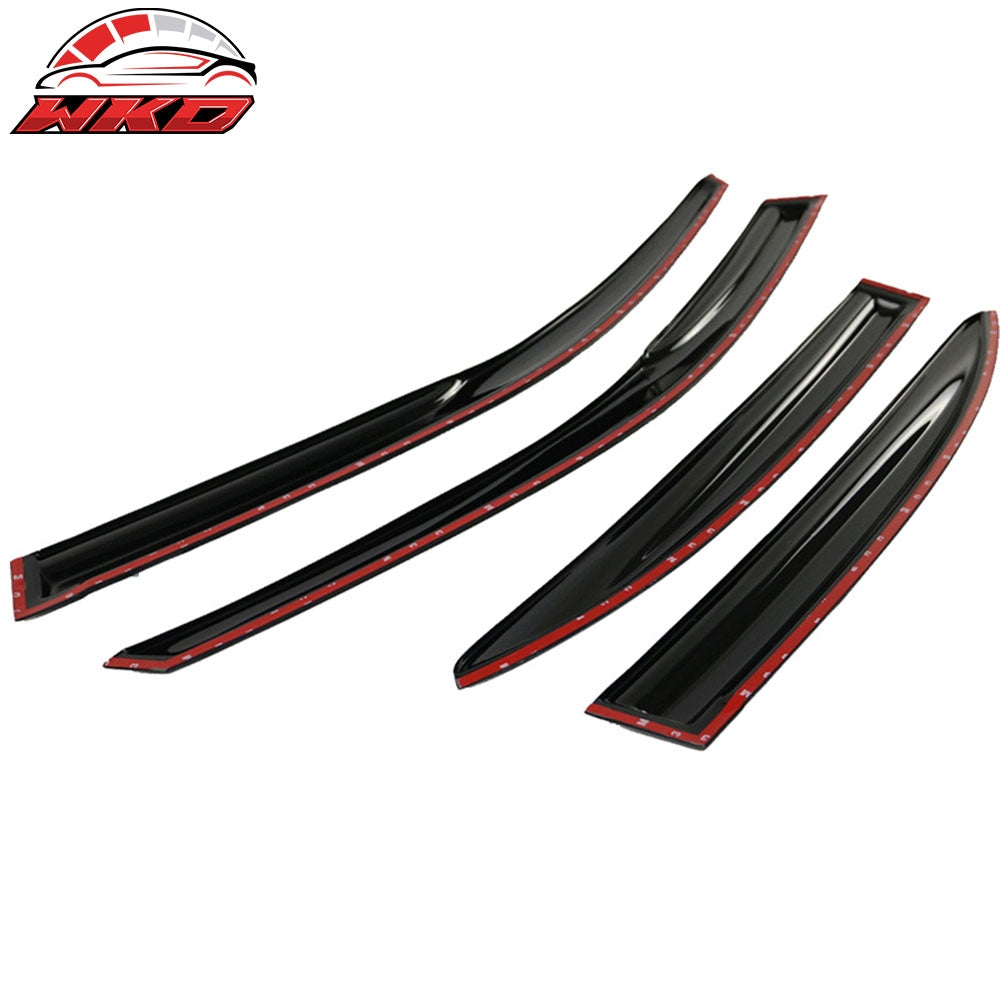 For 01-05 Honda Civic Sedan Mugen Style Acrylic Window Visors Sun Rain Guard 4PC