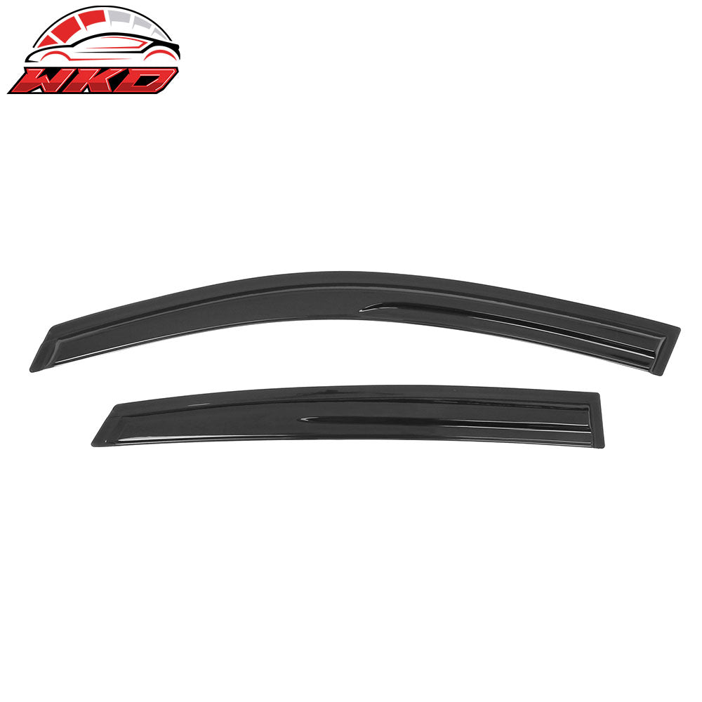Fits 16-21 Honda Civic Sedan 4PCS Mugen Style Window Visors Rain Guards Tape-On