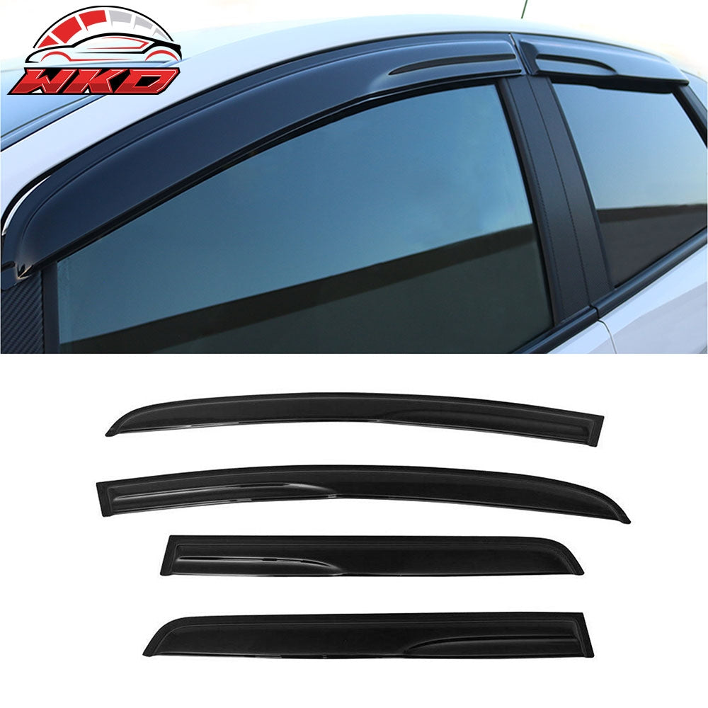 Wholesale 15-19 Honda Fit GK Mugen Style Acrylic Window Visor Sun Shade 4PCS Set