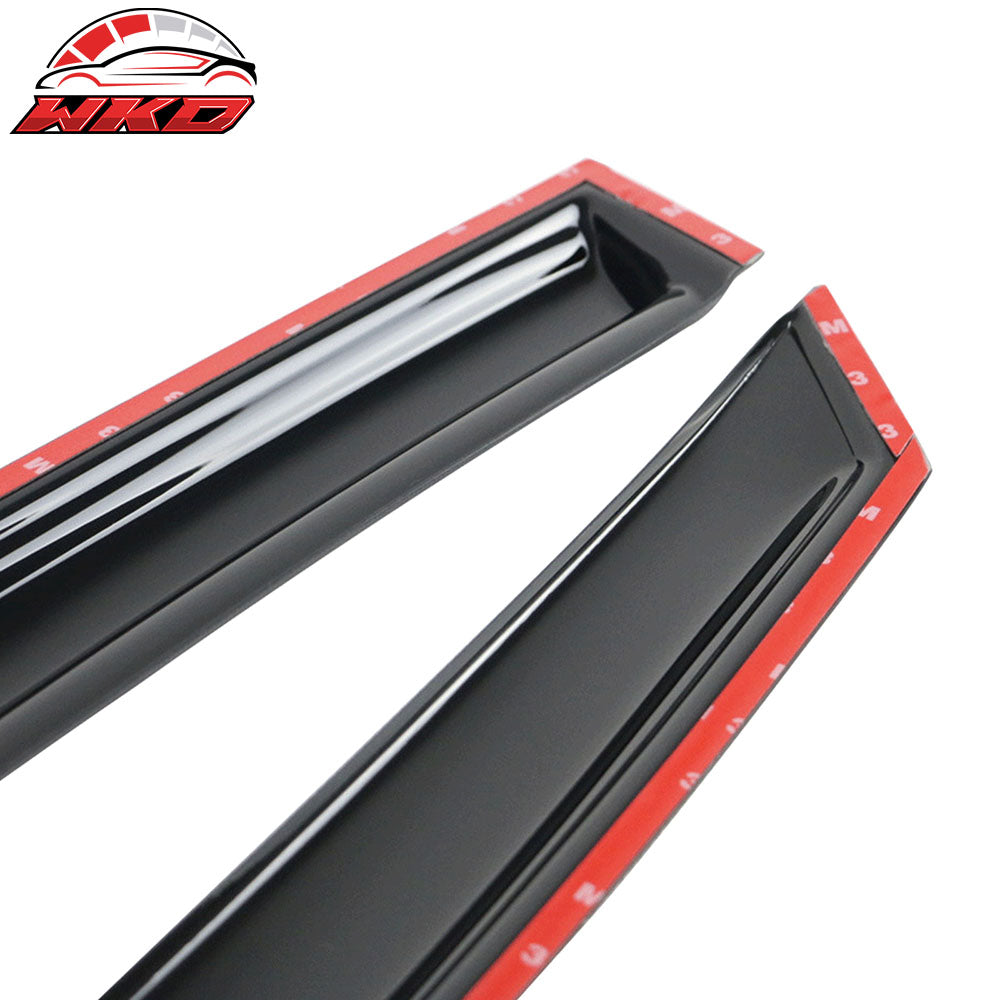 Fits 11-16 Hyundai Elantra Sedan Mugen Style Window Visors Sun Rain Deflector