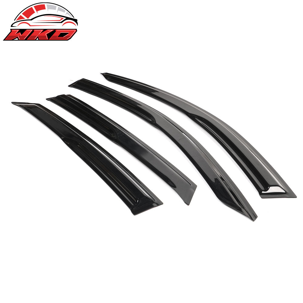Fits 21-25 Hyundai Elantra N Sedan Mugen Style Tape-On 4PC Window Visors Acrylic