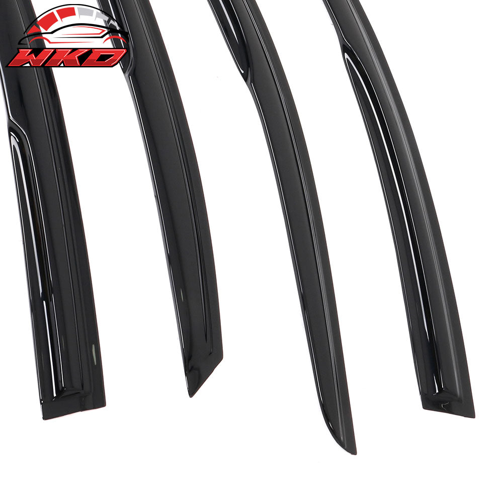 Fits 15-19 Hyundai Sonata Mugen Style Acrylic Window Visors Sun Rain Guard 4PC