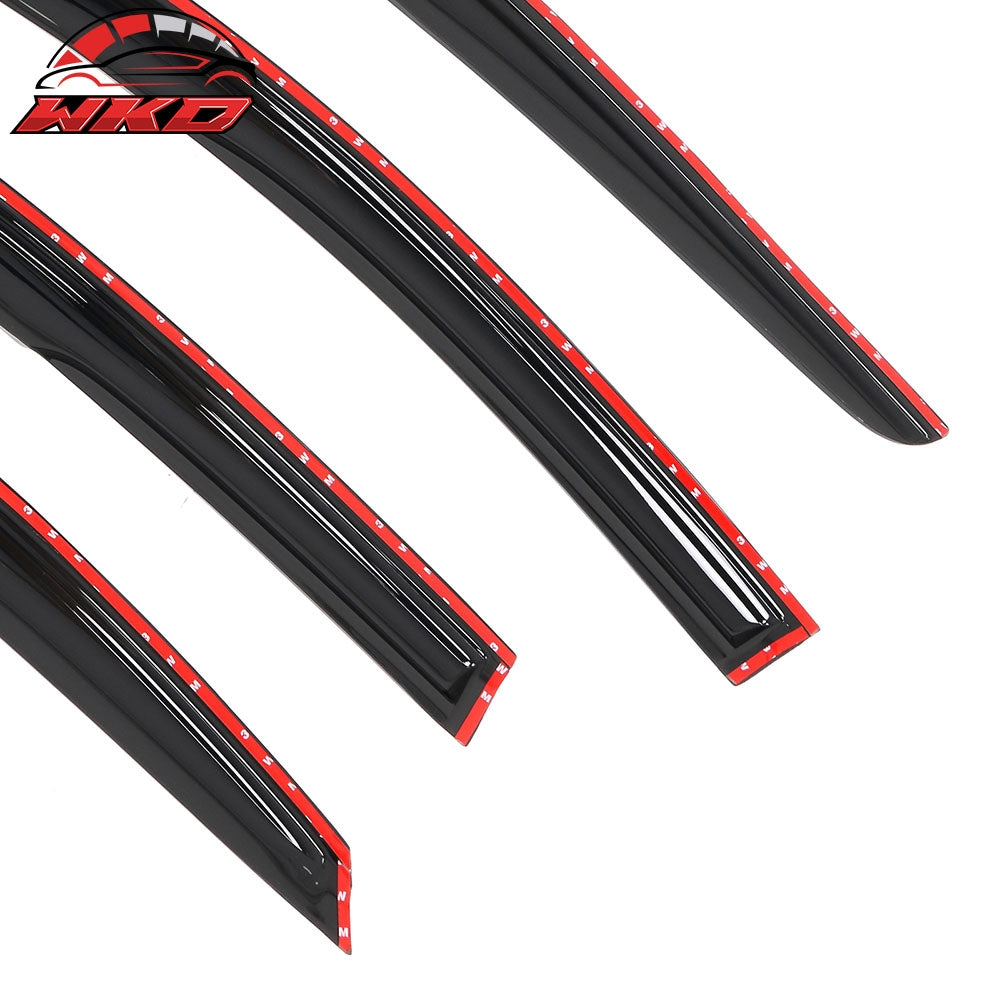 Fits 15-19 Hyundai Sonata Mugen Style Acrylic Window Visors Sun Rain Guard 4PC