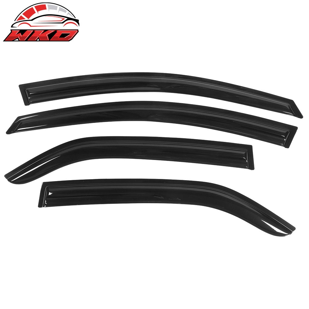 Wholesale 2009-2013 Kia Forte Sedan Mugen Style Tape on Window Visors Acrylic 每 Bulk Orders & Dealer Pricing Available