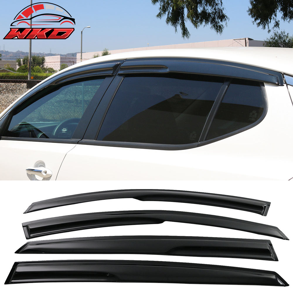 Fits 11-15 Kia Optima Mugen Style Acrylic Window Visors Rain Guard Deflector 4PC