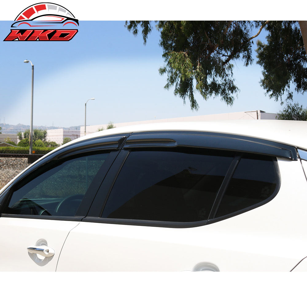 Fits 11-15 Kia Optima Mugen Style Acrylic Window Visors Rain Guard Deflector 4PC