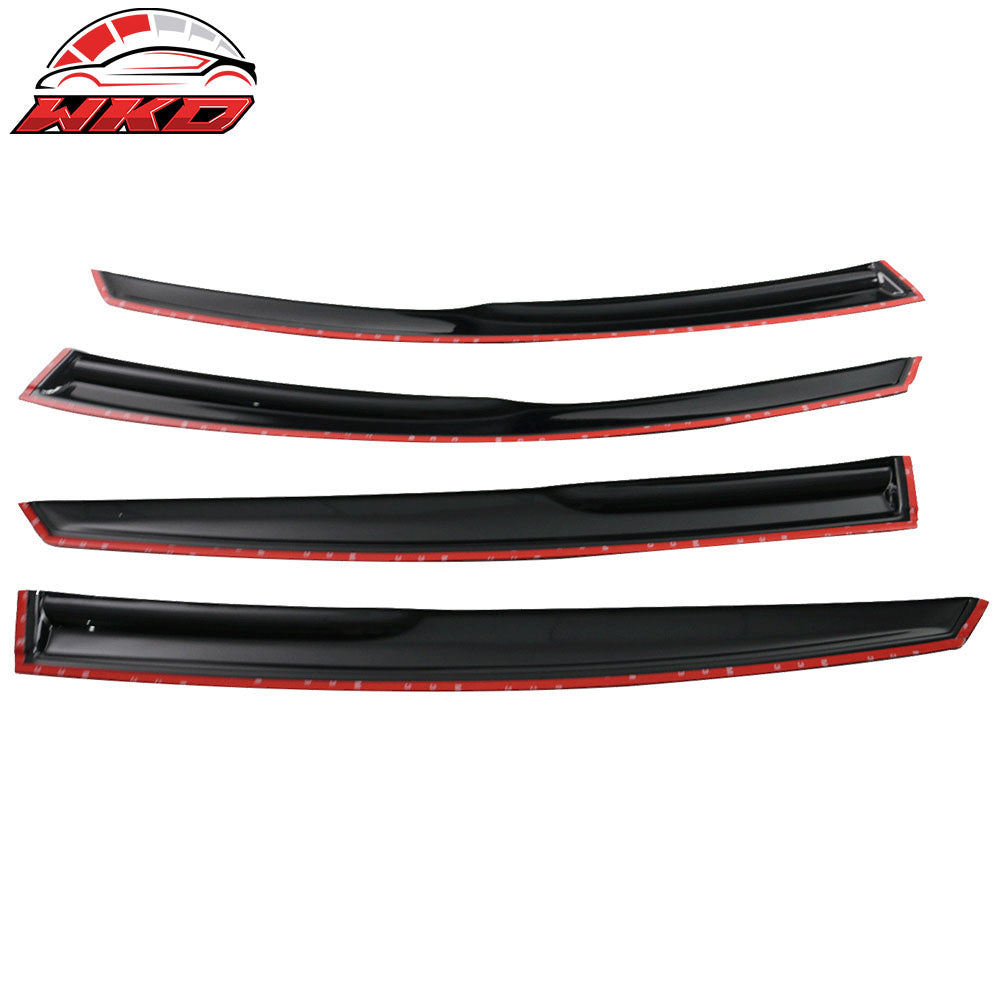 Fits 11-15 Kia Optima Mugen Style Acrylic Window Visors Rain Guard Deflector 4PC