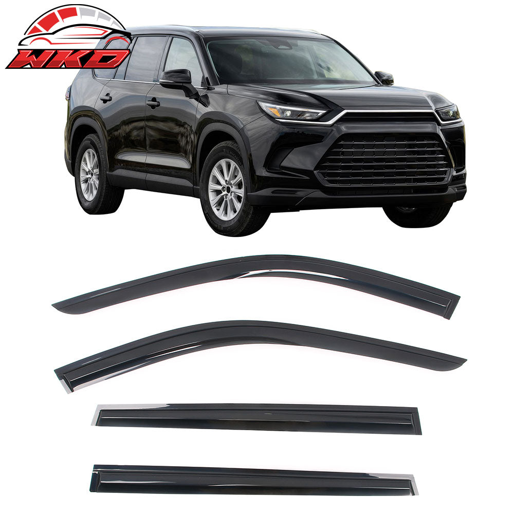 Wholesale 24-25 Lexus TX& Toyota Grand Highlander Mugen Style Window Visors - Acrylic