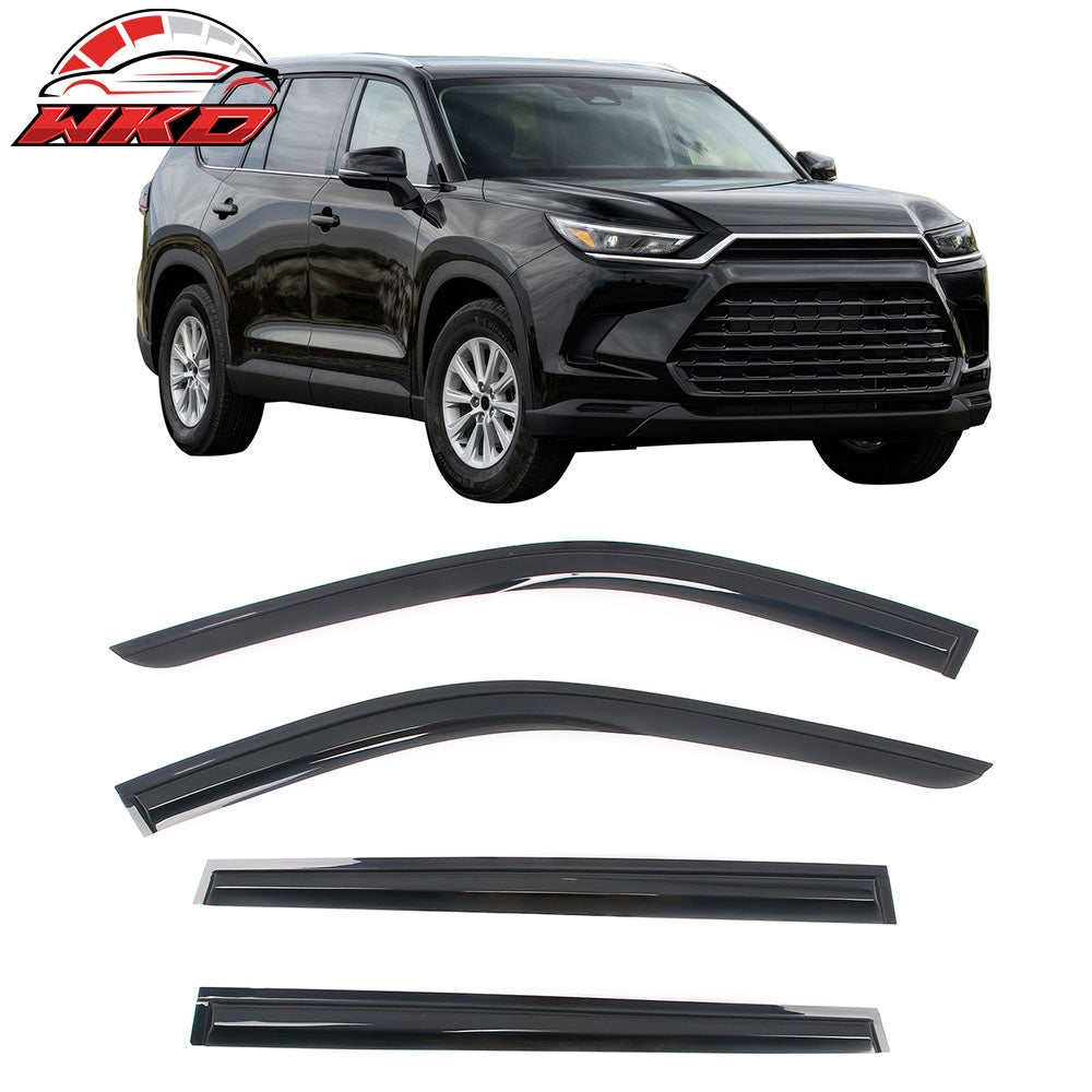 Wholesale 24-26 Lexus TX& Toyota Grand Highlander Mugen Style Window Visors - Acrylic