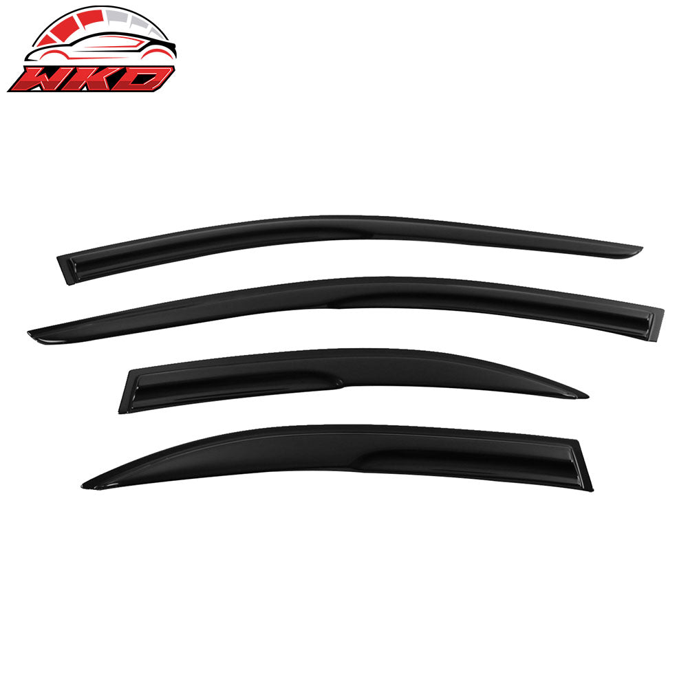 Fits 03-08 Mazda 6 Sedan Mugen Style Acrylic Window Visors Sun Deflector 4Pc Set