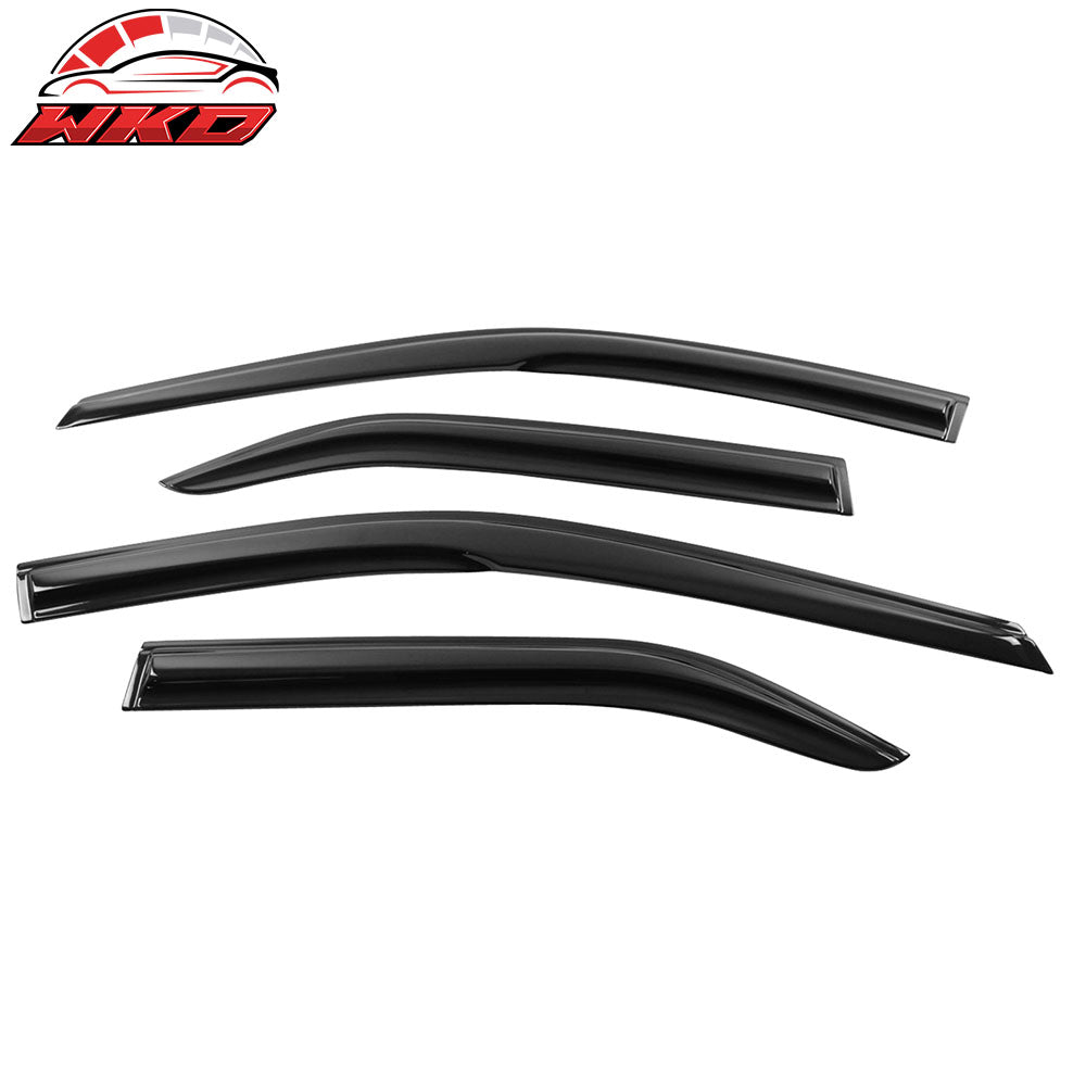 Fits 12-14 Toyota Camry Mugen Style Window Visors Acrylic Rain Guard Vent 4PC