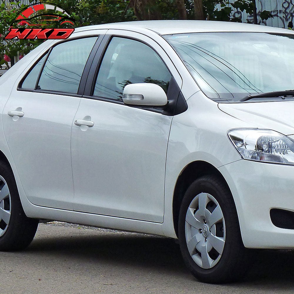 Fits 07-13 Toyota Yaris XP90 Sedan Mugen Style Acrylic Window Visors 4Pc Set