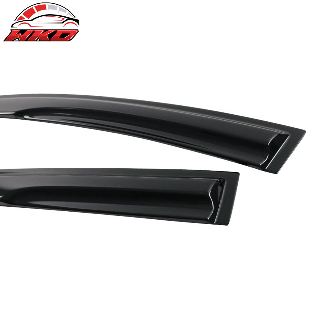 Fits 07-13 Toyota Yaris XP90 Sedan Mugen Style Acrylic Window Visors 4Pc Set