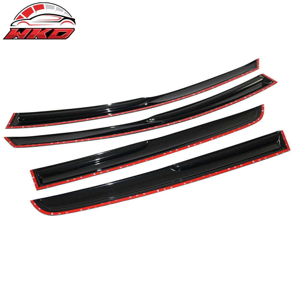 Fits 15-19 VW Golf MK7 Mugen Style Acrylic Window Visor Vent Rain Guard 4PCS
