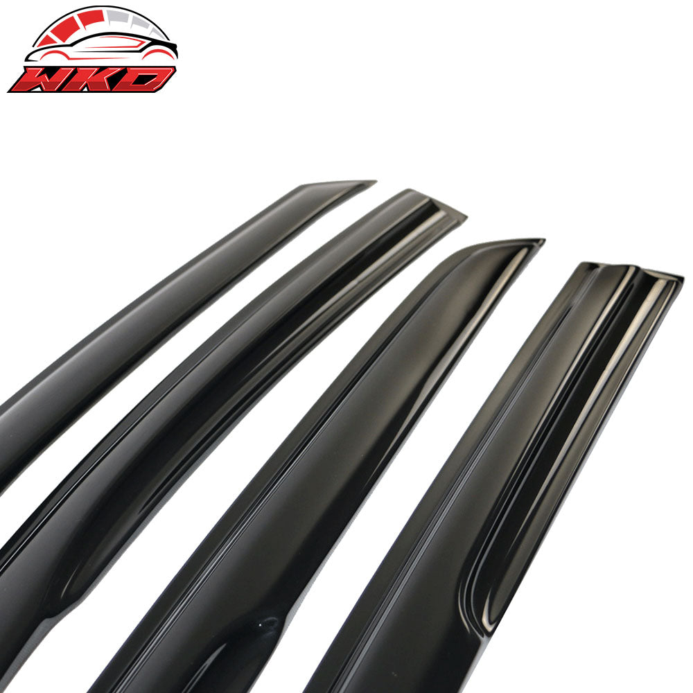 Fits 15-19 VW Golf MK7 Mugen Style Acrylic Window Visor Vent Rain Guard 4PCS