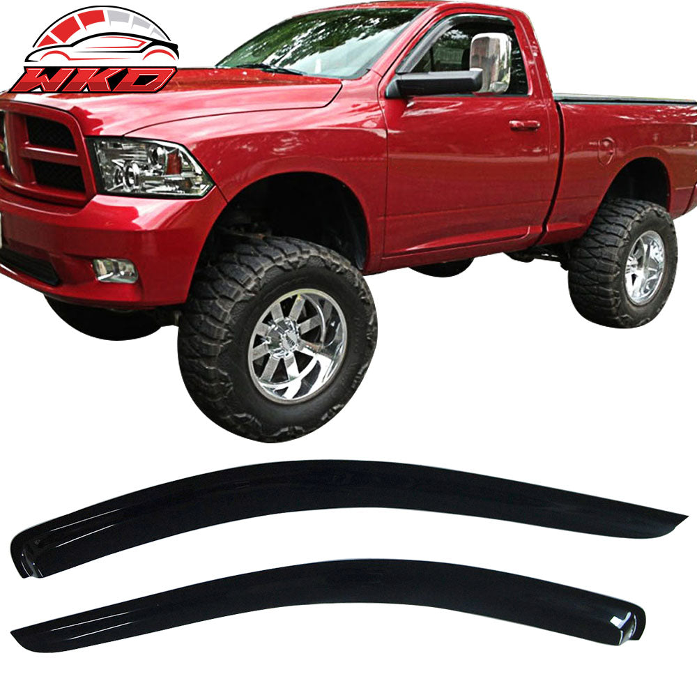 Fits 02-09 Dodge Ram 1500 2500 Regular/Standard Cab Acrylic Window Visors 2PC