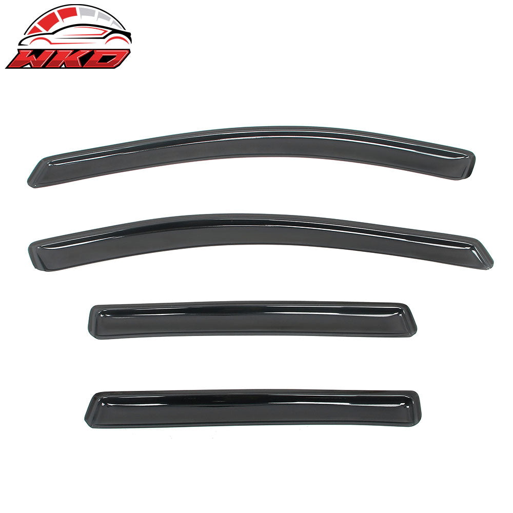 Fits 13-19 Ford Escape Window Visors In Channel Acrylic Side Rain Sun Deflectors