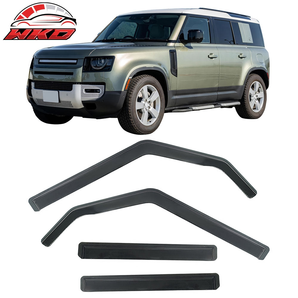 20-26 Land Rover Defender 110 130 In-Channel Window Visors Deflectors PC | Wholesale