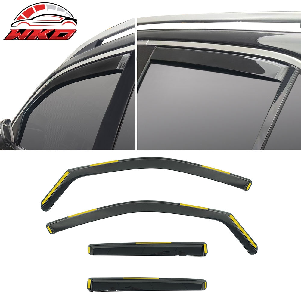 20-26 Benz W167 GLE Class SUV In-Channel Window Visors Rain Deflectors PC | Wholesale
