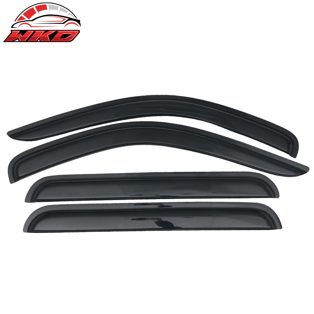 98-03 Dodge Durango 00-04 Dakota Crew Cab Acrylic Window Visors 4PC Set | Wholesale
