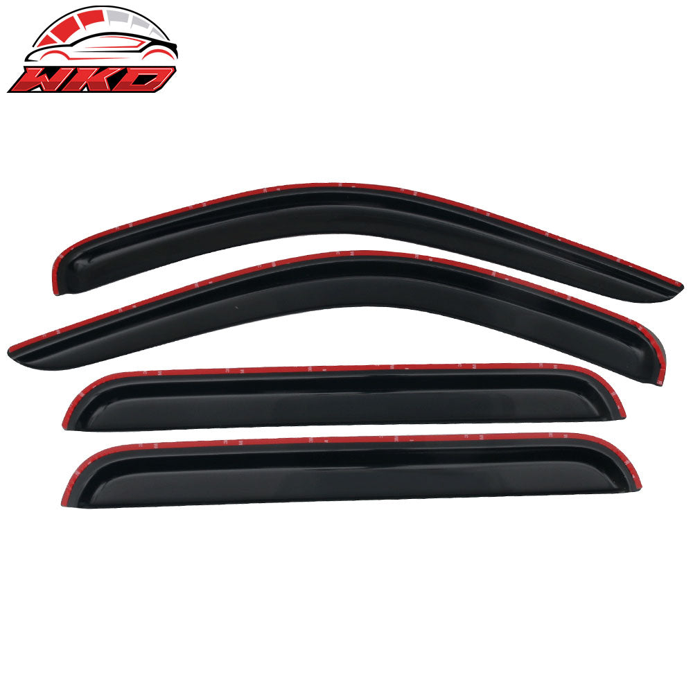 Fits 98-03 Dodge Durango 00-04 Dakota Crew Cab Acrylic Window Visors 4PC Set