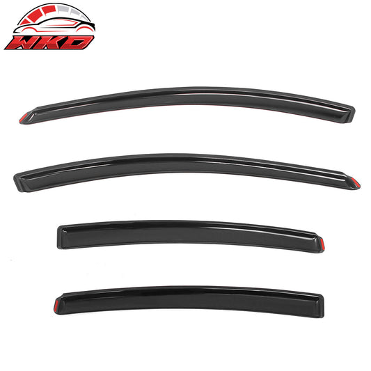Fits 11-16 Hyundai Elantra Sedan Window Visors Side Door In Channel Deflectors