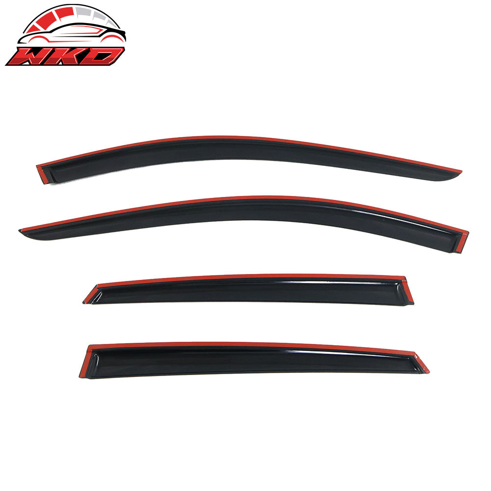 Fits 20-25 Ford Escape 4DR Acrylic Slim Window Visors Sun Rain Guards 4PCS Set