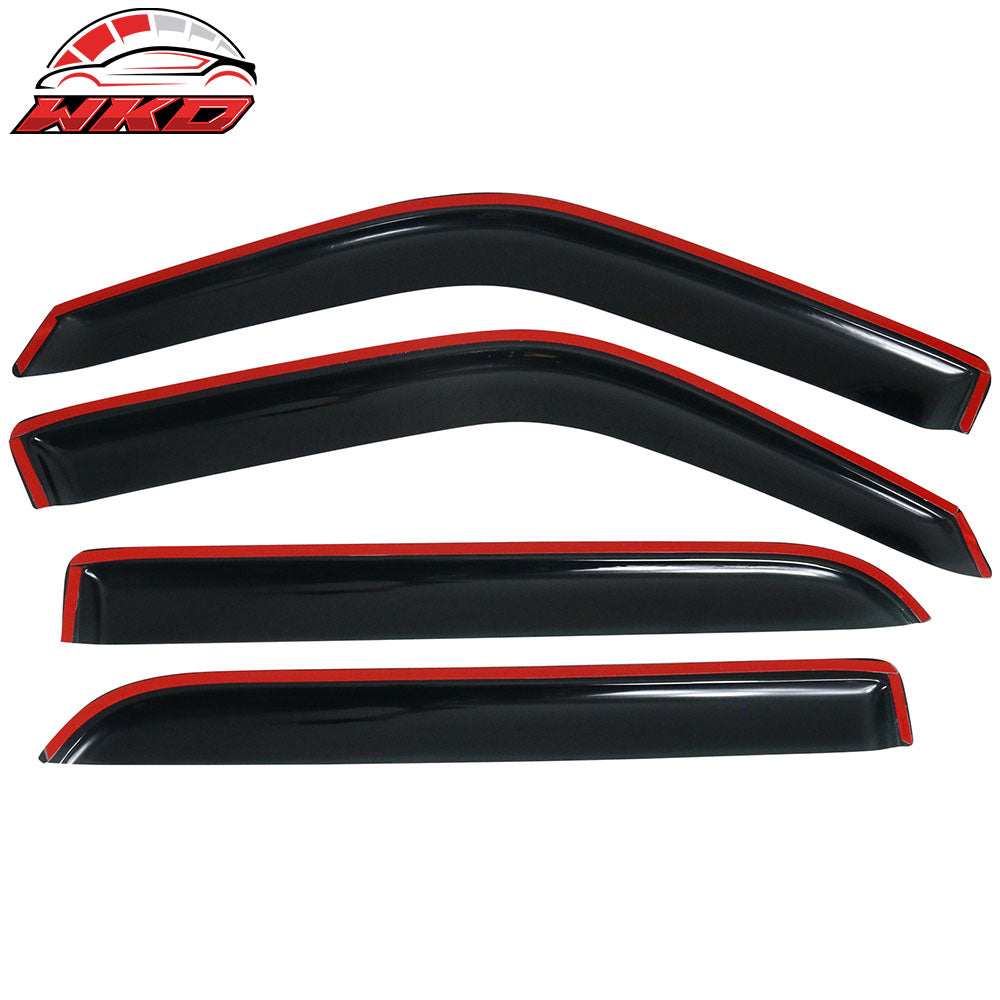 Fits 97-17 Ford Expedition & 98-17 Lincoln Navigator 4PCS Window Visors Tape-On