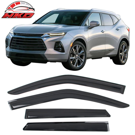 19-25 Chevy Blazer Window Visors Vent Rain Sun Guards Deflectors Tape-On | Wholesale