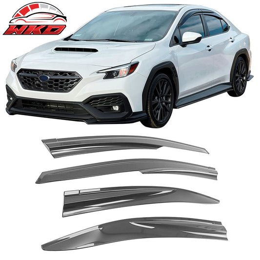 Wholesale 22-25 Subaru WRX 5th Mugen Style Window Visors Sun Rain Wind Guards Tape-On