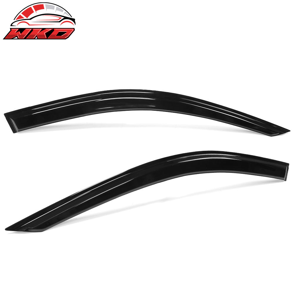 Fits 13-19 Audi A3 S3 RS3 Hatchback Tape-On Window Visors Sun Rain Guards 4PCS