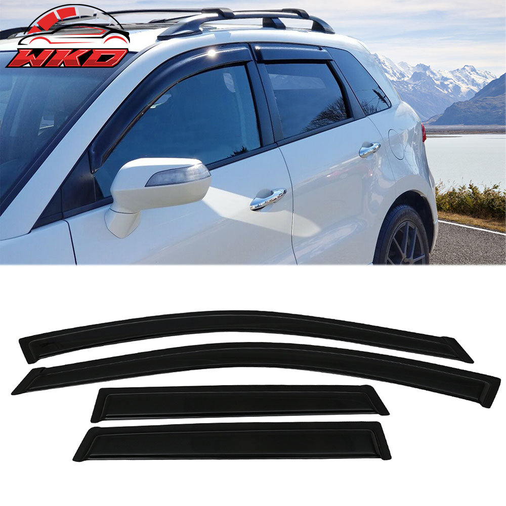 Fits 07-12 Acura RDX TB1 Acrylic Tape-On 4PCS Window Visors Vent Rain Sun Guard