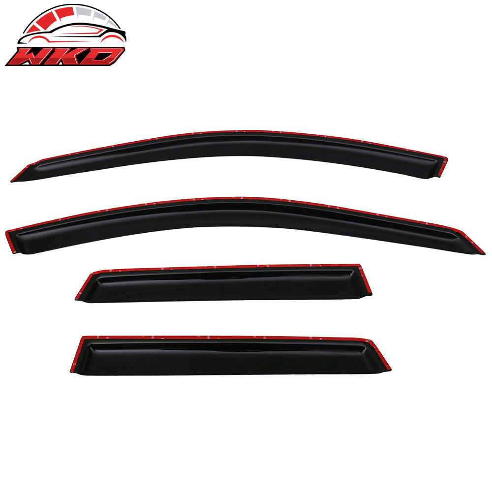 Fits 07-12 Acura RDX TB1 Acrylic Tape-On 4PCS Window Visors Vent Rain Sun Guard