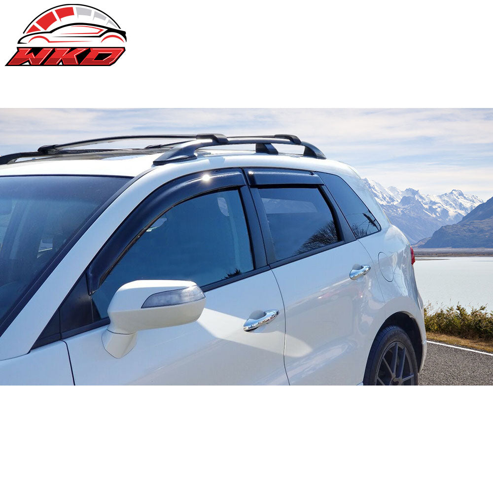 Fits 07-12 Acura RDX TB1 Acrylic Tape-On 4PCS Window Visors Vent Rain Sun Guard
