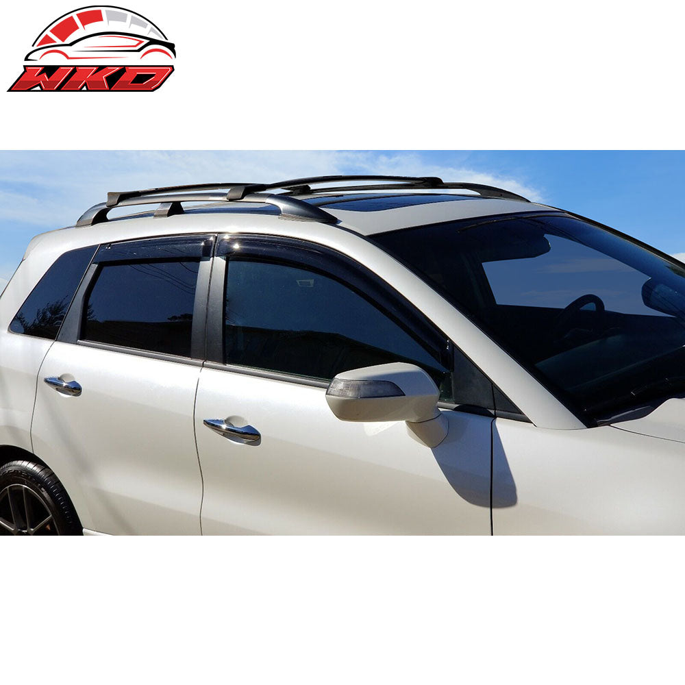 Fits 07-12 Acura RDX TB1 Acrylic Tape-On 4PCS Window Visors Vent Rain Sun Guard