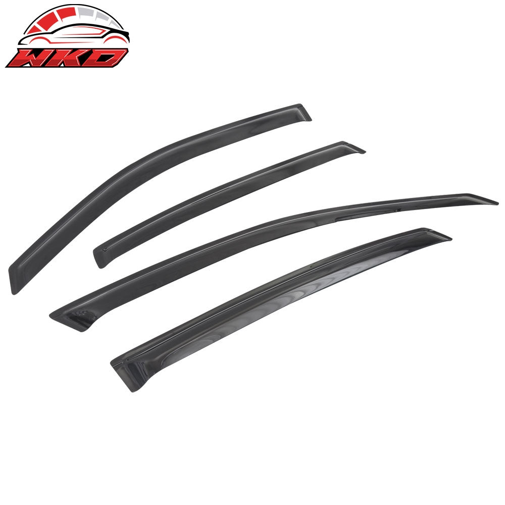 Fits 2000-2005 Chevrolet Impala Acrylic Window Visors Sun Rain Guard Vent Shield