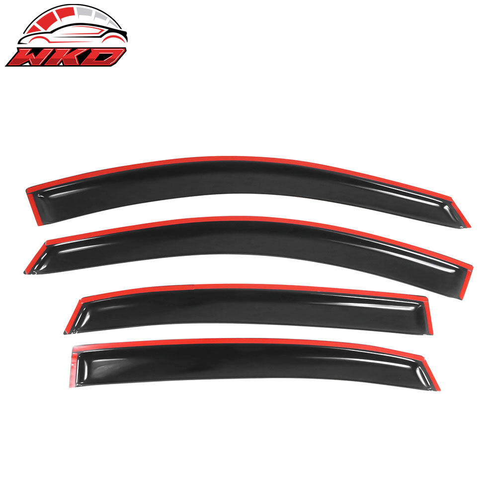 Fits 06-13 Chevy Impala 14-16 Impala Limited 4PCS Acrylic Window Visor Deflector