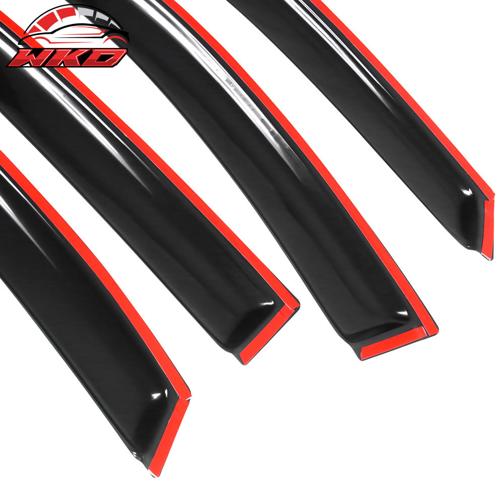 Fits 06-13 Chevy Impala 14-16 Impala Limited 4PCS Acrylic Window Visor Deflector