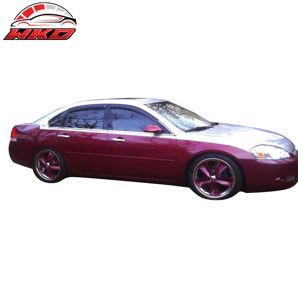 Fits 06-13 Chevy Impala 14-16 Impala Limited 4PCS Acrylic Window Visor Deflector