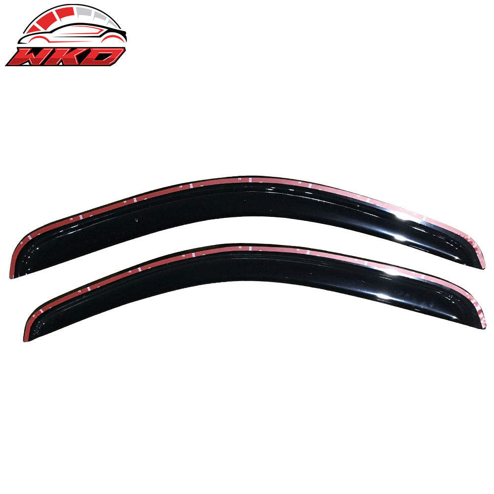 Fits 07-14 Chevy Silverado GMC Sierra Standard Cab Acrylic Window Visors 2PC