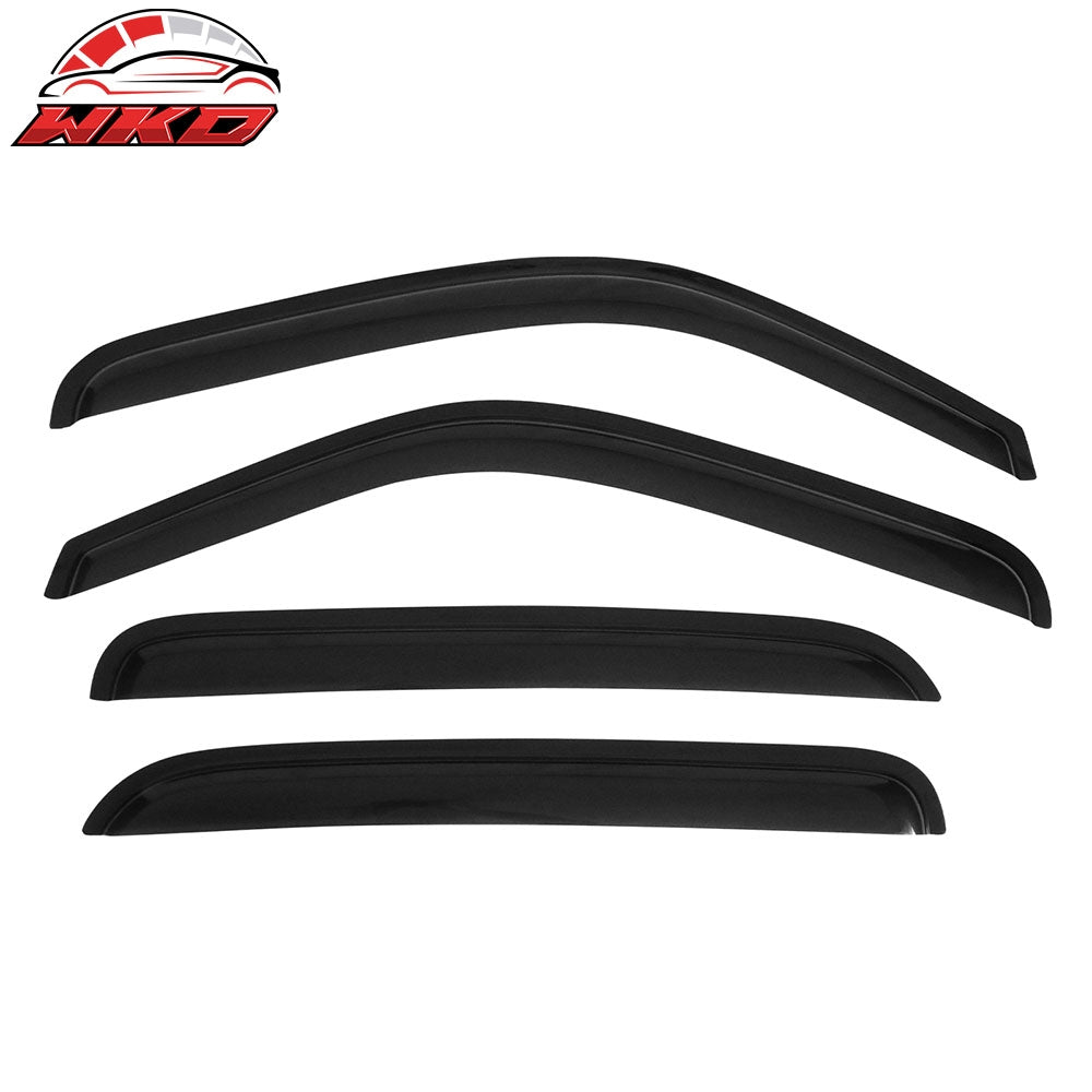 2001-06 Chevy Silverado 1500 2500 3500 GMC Sierra Crew Cab Window Visors 4Pc | Wholesale