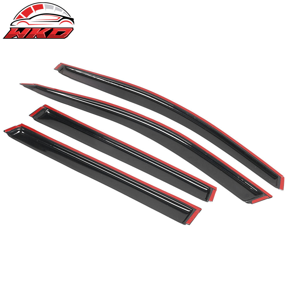 Fits 09-17 Chevrolet Traverse Acrylic 4PCS Window Visors Trim Vent Rain Guard