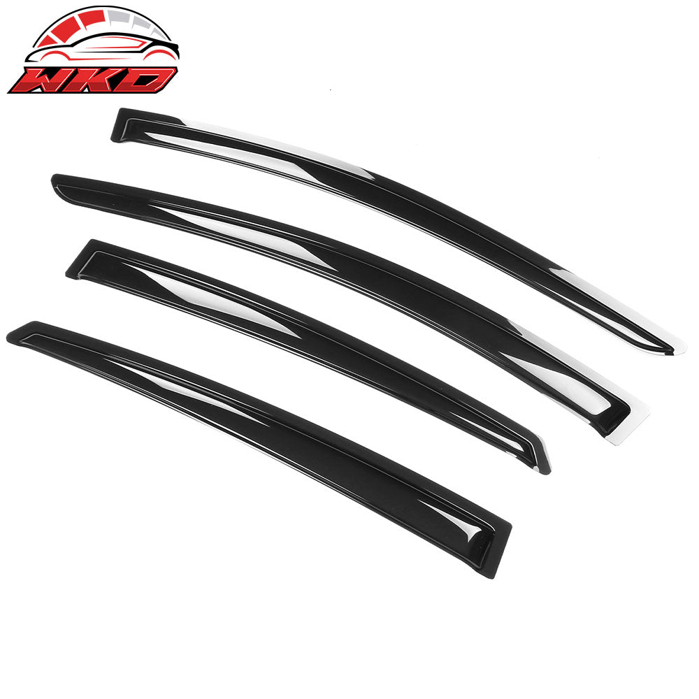 2016-19 Chevrolet Volt Smoke Window Visors Sun Rain Vent Deflectors 4Pcs Set | Wholesale