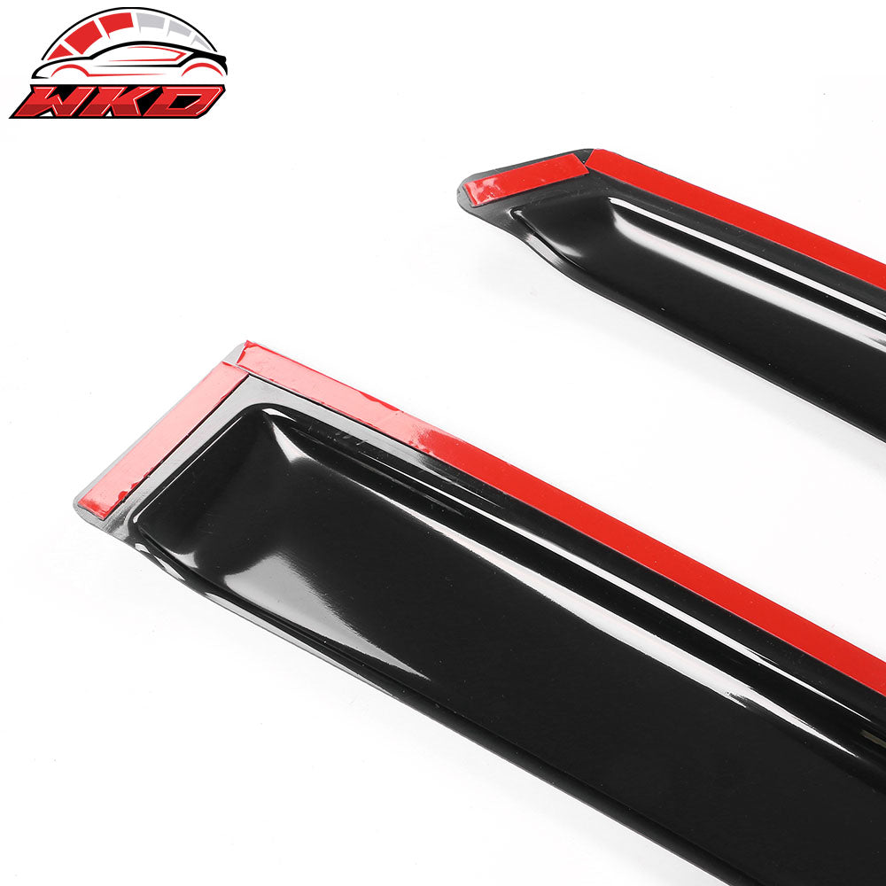 Fits 16-19 Chevrolet Volt Smoke Window Visors Sun Rain Vent Deflectors 4Pcs Set