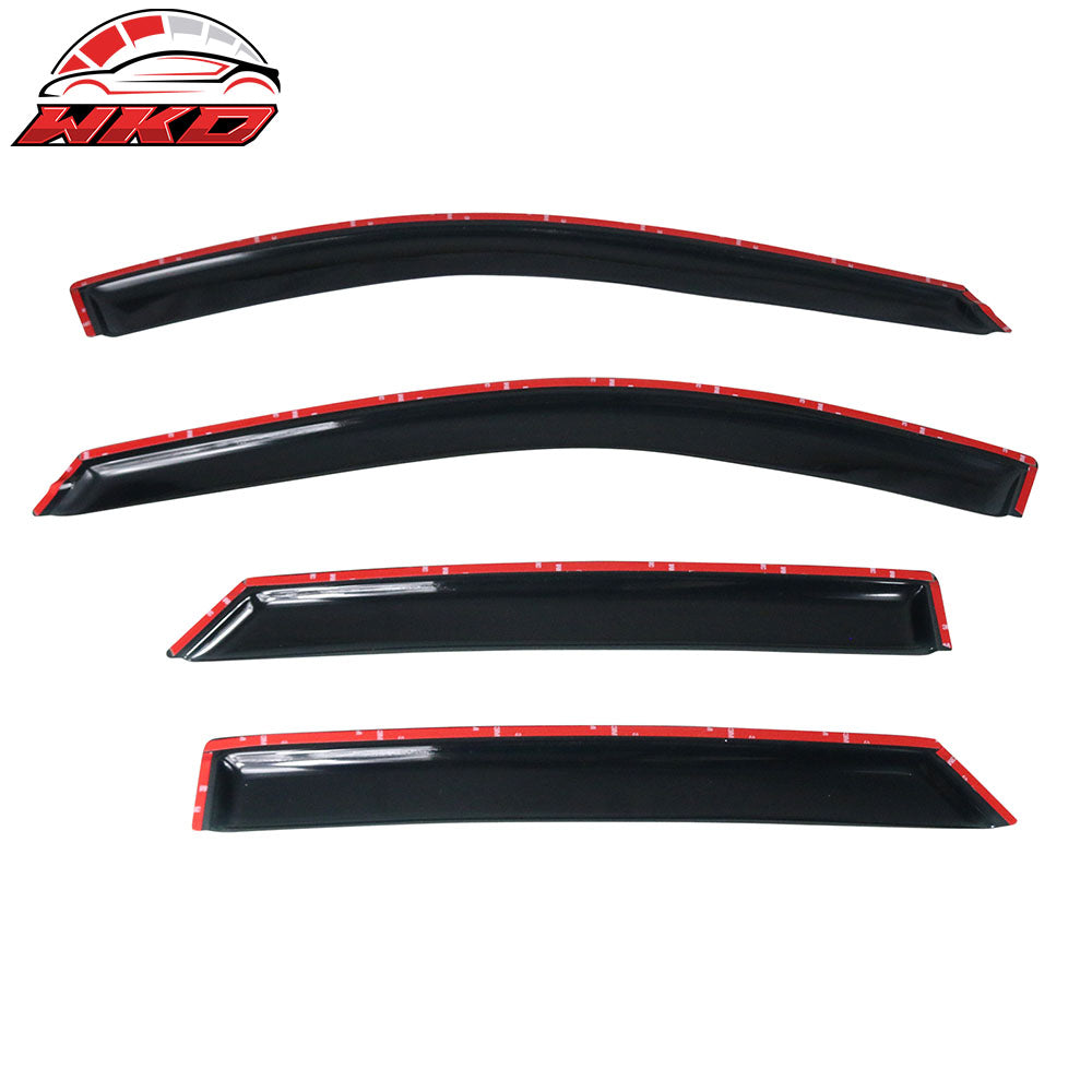 Fits 14-20 Chevy Impala Window Visors Acrylic Sun Guard Rain Deflector 4PC Set