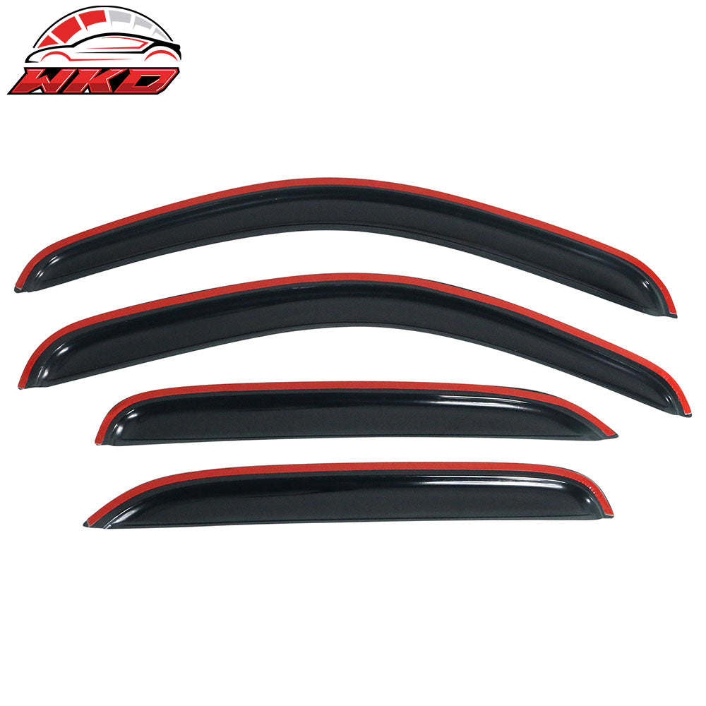 Fits 07-14 Chevy Tahoe GMC Yukon Window Visors Sun Guard Rain Deflector Vent 4PC
