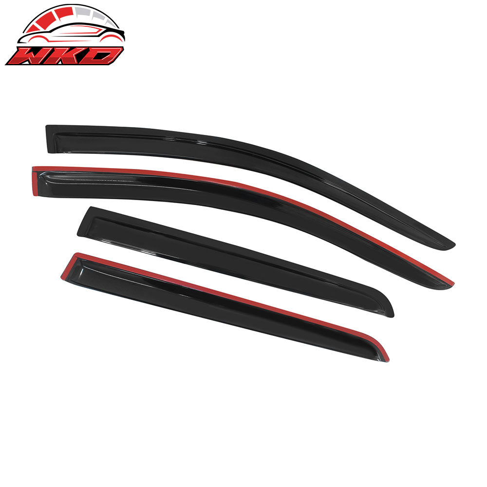 Fits 09-20 Dodge Journey Window Visors Acrylic Sun Guard Rain Deflector 4Pc Set