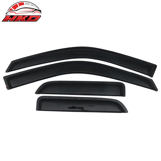 2009-23 Dodge Ram 1500 Quad Cab Extended Pickup Acrylic Window Visors 4Pc Set | Wholesale