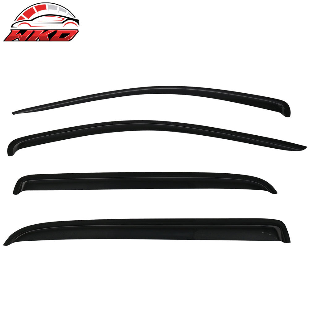 Fits 06-09 Dodge Ram 1500 2500 3500 Mega Extended Cab Window Visor Rain Guard